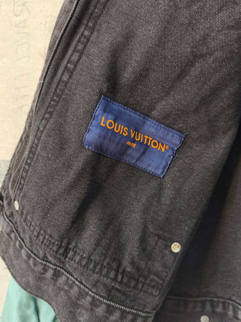 Louis Vuitton Monogram Gradient Embroidered Denim Jacket - Picture 2 of 9
